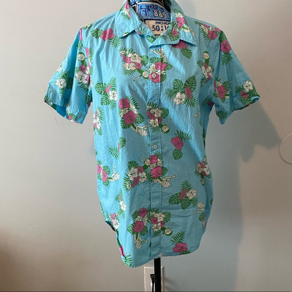 Rick & Morty Hawaiian Shirt
